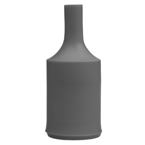 Silikonowa oprawka do żarówki E27, szara DPM