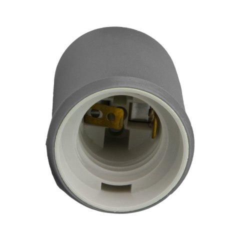 Silikonowa oprawka do żarówki E27, szara DPM