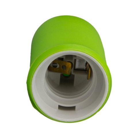 Silikonowa oprawka do żarówki E27, zielona DPM