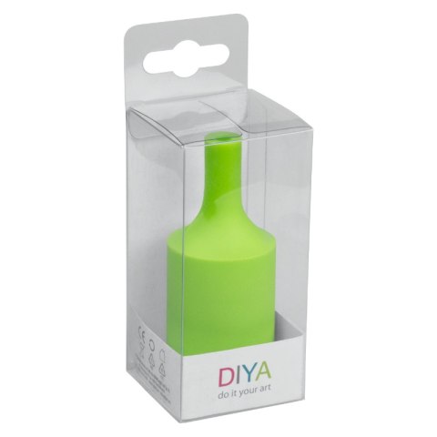 Silikonowa oprawka do żarówki E27, zielona DPM