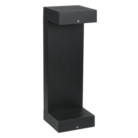 Słupek ogrodowy LED, IP54, 7 W, 190 lm, 4000 K, 30 cm, czarny DPM