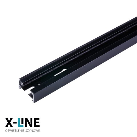 Szyna 1-fazowa, 1 m, natynkowa, czarna, X-LINE DPM