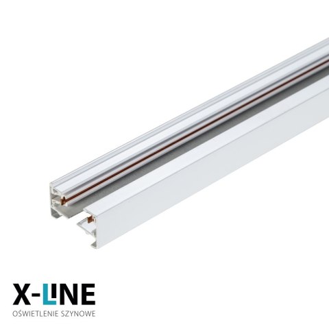 Szyna 1-fazowa, 2 m, natynkowa, biała, X-LINE DPM