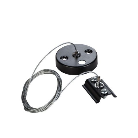 Zestaw linkowy do montażu szyn natynkowych, czarny, X-LINE DPM