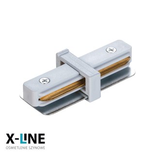 Złączka typu "I" do szyny natynkowej, biała, X-LINE DPM