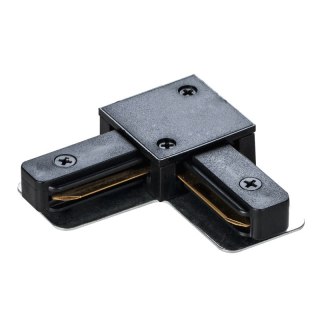 Złączka typu "L" do szyny natynkowej, czarna, X-LINE DPM