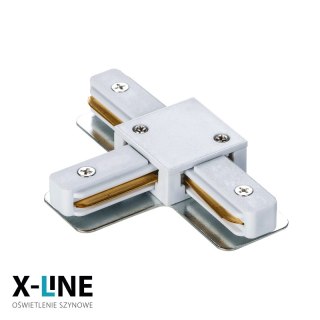 Złączka typu "T" do szyny natynkowej, biała, X-LINE DPM
