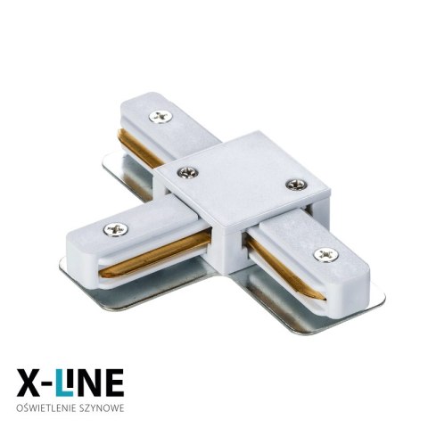 Złączka typu "T" do szyny natynkowej, biała, X-LINE DPM