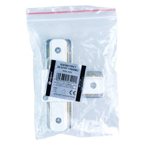 Złączka typu "T" do szyny natynkowej, biała, X-LINE DPM