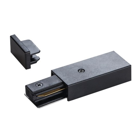 Złączki końcowe do szyny natynkowej, czarne, X-LINE DPM