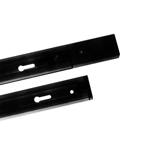 Złączki końcowe do szyny natynkowej, czarne, X-LINE DPM