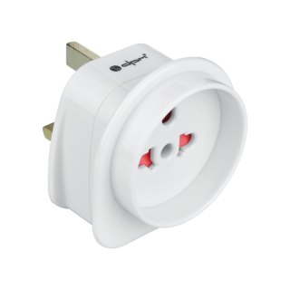 Adapter podróżny UK, biały DPM