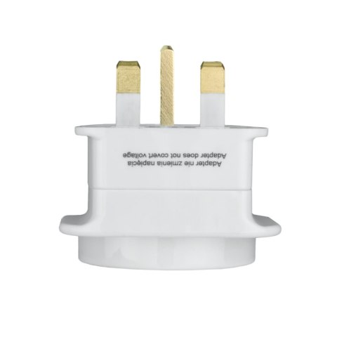 Adapter podróżny UK, biały DPM