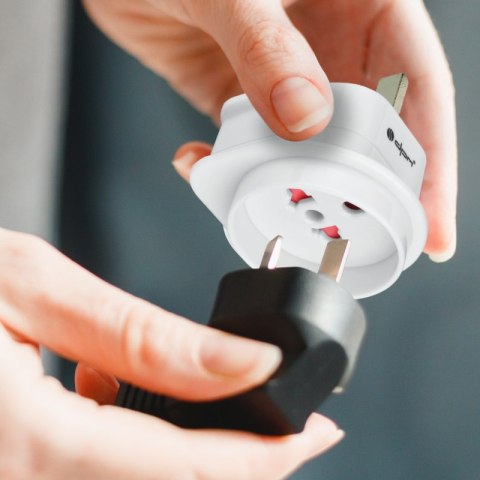 Adapter podróżny UK, biały DPM