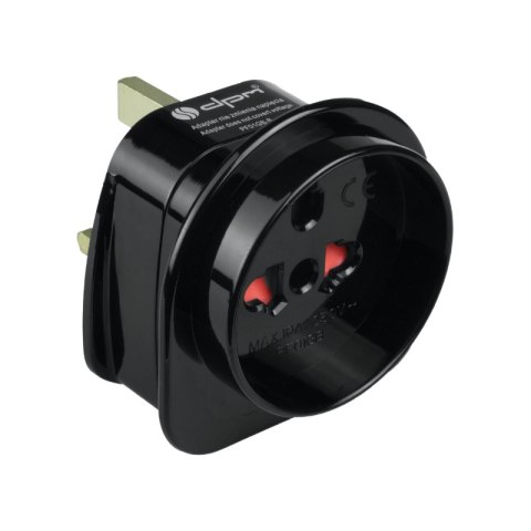 Adapter podróżny UK, czarny DPM