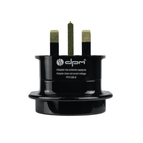 Adapter podróżny UK, czarny DPM