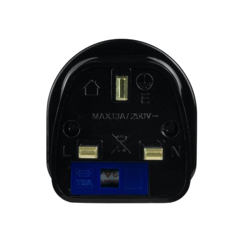Adapter podróżny UK, czarny DPM