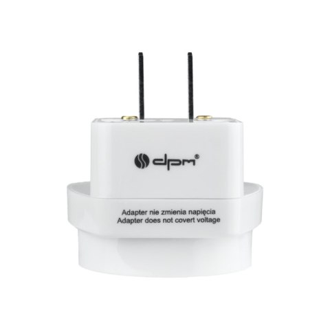 Adapter podróżny USA, biały DPM