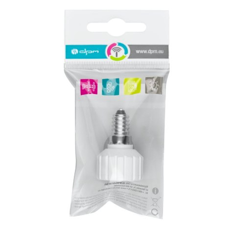 Adapter żarówki E14 na GU10 DPM