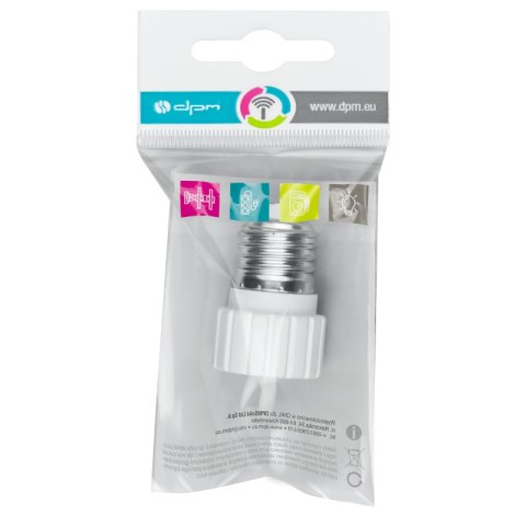 Adapter żarówki E27 na GU10 DPM