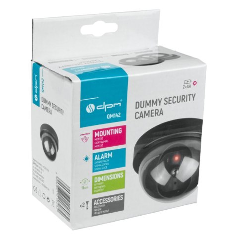 Atrapa kamery monitorującej, kopułowa, sufitowa DPM