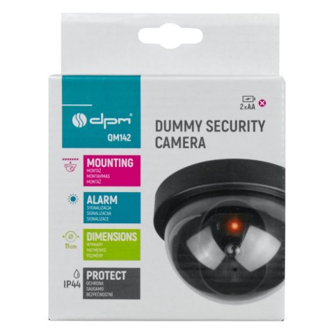 Atrapa kamery monitorującej, kopułowa, sufitowa DPM