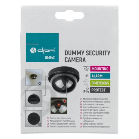 Atrapa kamery monitorującej, kopułowa, sufitowa DPM