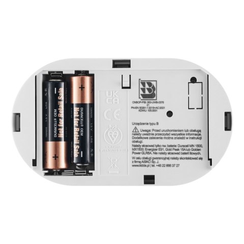 Czujnik czadu bateryjny z wyświetlaczem K5DCO, gwarancja 7 lat, Kidde KIDDE