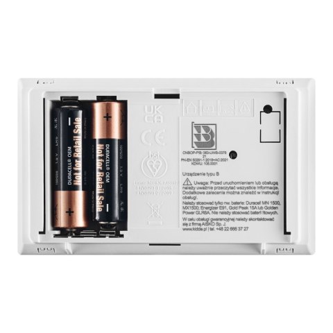 Czujnik czadu bateryjny z wyświetlaczem K7DCO, gwarancja 10 lat, Kidde KIDDE