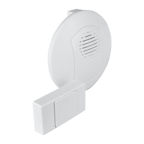 Dzwonek bezprzewodowy bateryjny, biały BRAK MARKI