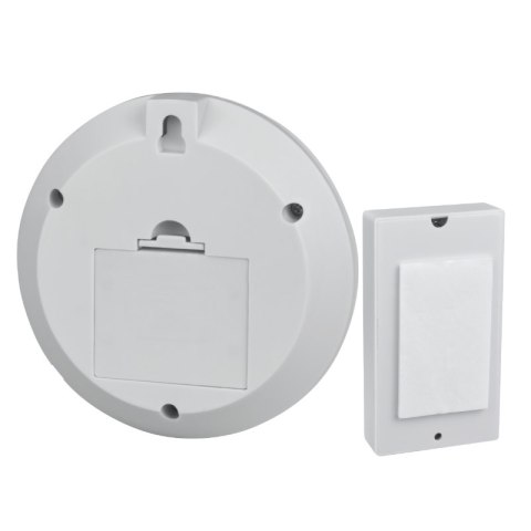 Dzwonek bezprzewodowy bateryjny, biały BRAK MARKI