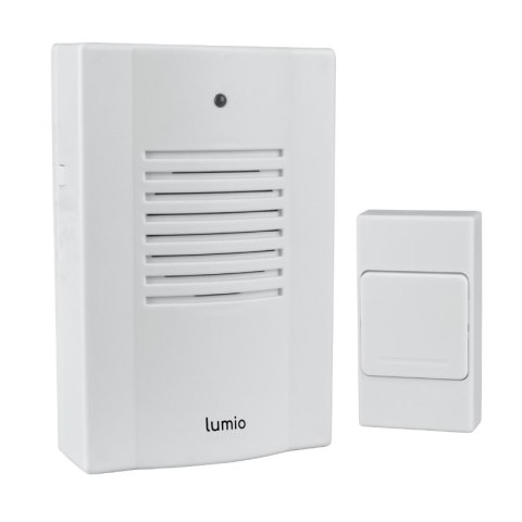 Dzwonek bezprzewodowy bateryjny, biały, Electromalt BRAK MARKI