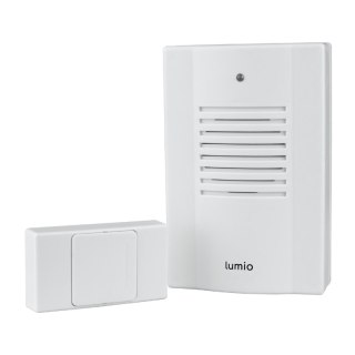 Dzwonek bezprzewodowy bateryjny, biały, Electromalt BRAK MARKI