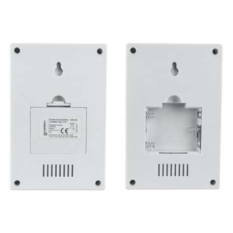 Dzwonek bezprzewodowy bateryjny, biały, Electromalt BRAK MARKI