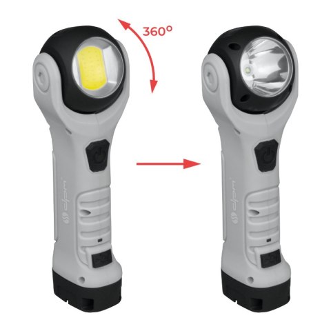 Lampa COB ładowalna, 360o, 130 lm, 1500 mAh DPM