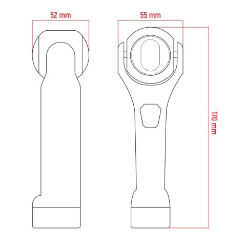 Lampa COB ładowalna, 360o, 130 lm, 1500 mAh DPM