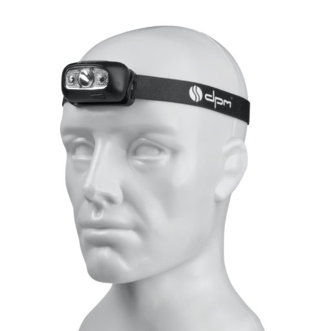 Lampa czołowa COB ładowalna, 250 lm, IPX5 DPM