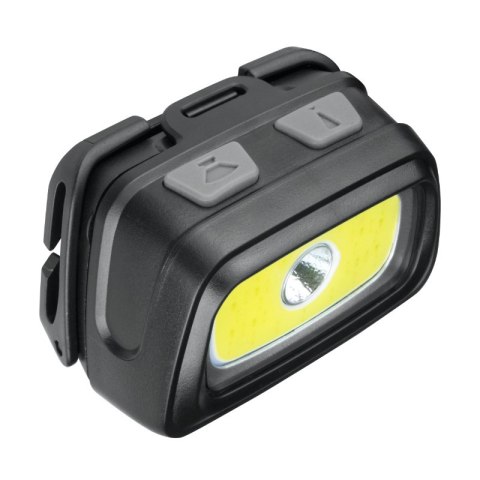 Lampa czołowa COB/LED, 350 lm, IPX6 DPM