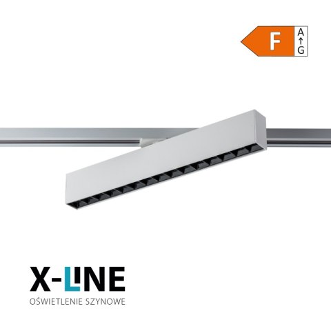 Lampa szynowa LED liniowa regulowana, 15 W, 1350 lm, 4000 K, biała, X-LINE DPM