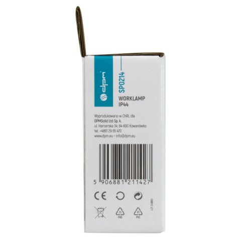 Lampka robocza COB, 500 lm, 4 x AA DPM