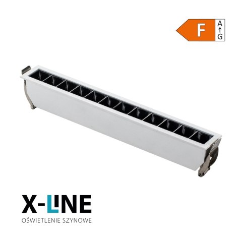 Listwa LED podtynkowa liniowa, 12 W, 1080 lm, biała, X-LINE DPM