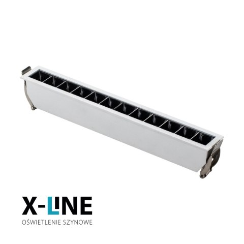 Listwa LED podtynkowa liniowa, 12 W, 1080 lm, biała, X-LINE DPM