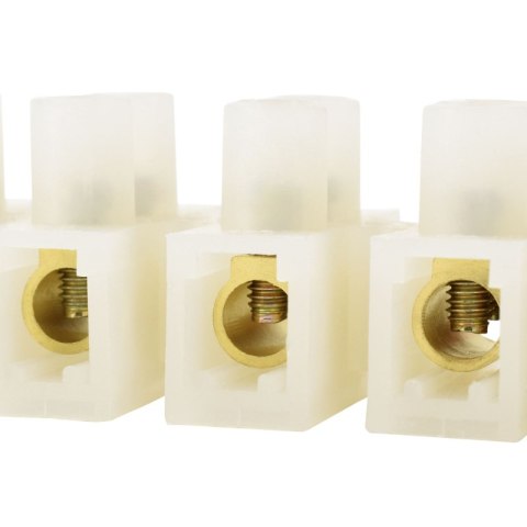 Listwa zaciskowa, 12-torowa, 16 mm2, biała DPM