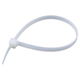 Opaski zaciskowe, 3,6 x 140 mm, 100 szt., białe DPM