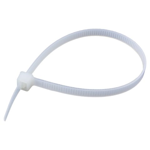 Opaski zaciskowe, 4,8 x 200 mm, 25 szt., białe DPM