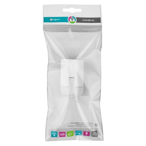 Oprawka E27, biała DPM