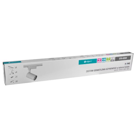 Oświetlenie szynowe - zestaw 4 x 5 W, biały, X-LINE DPM