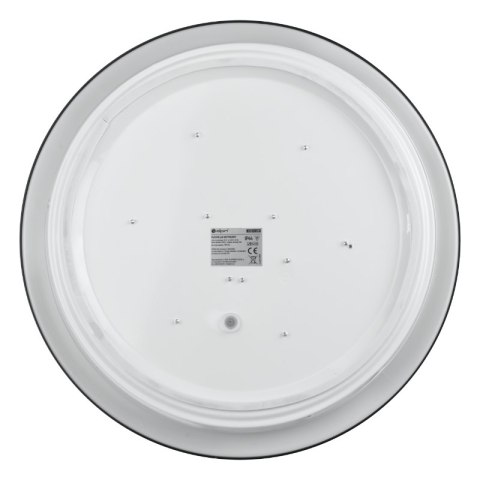 Plafon natynkowy, IP44, 18 W, 4000 K, okrągły, czarny DPM