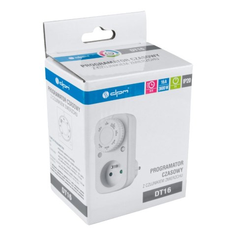 Programator czasowy analogowy z czujnikiem zmierzchu DPM