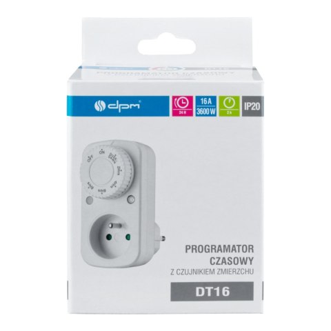 Programator czasowy analogowy z czujnikiem zmierzchu DPM